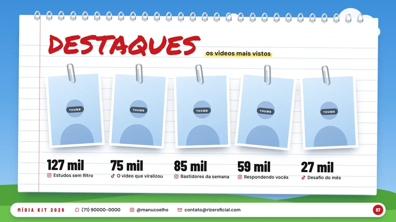 Página 7 do estilo Caderno