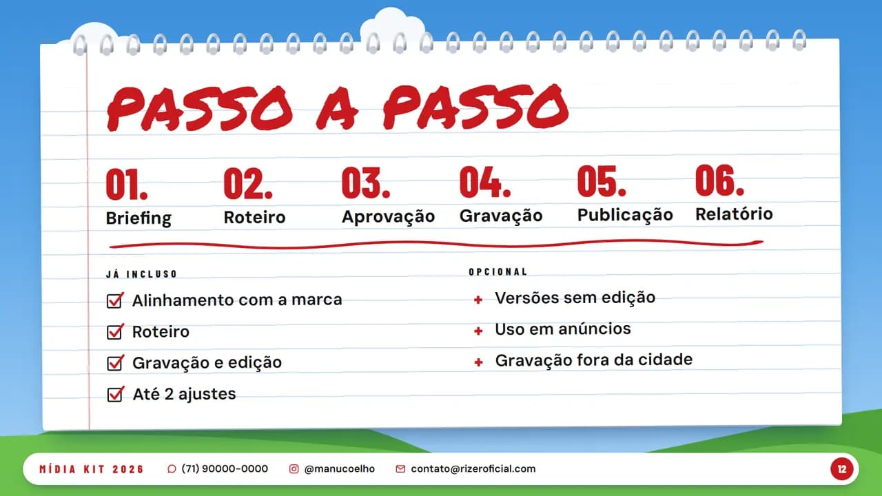 Página 12 do estilo Caderno