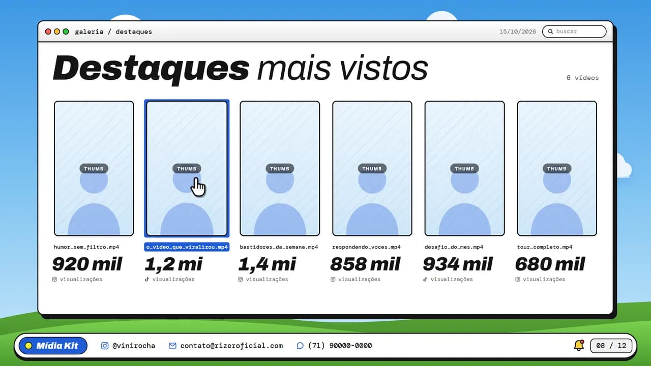 Página 8 do estilo Área de Trabalho