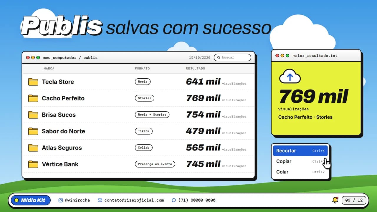 Página 9 do estilo Área de Trabalho