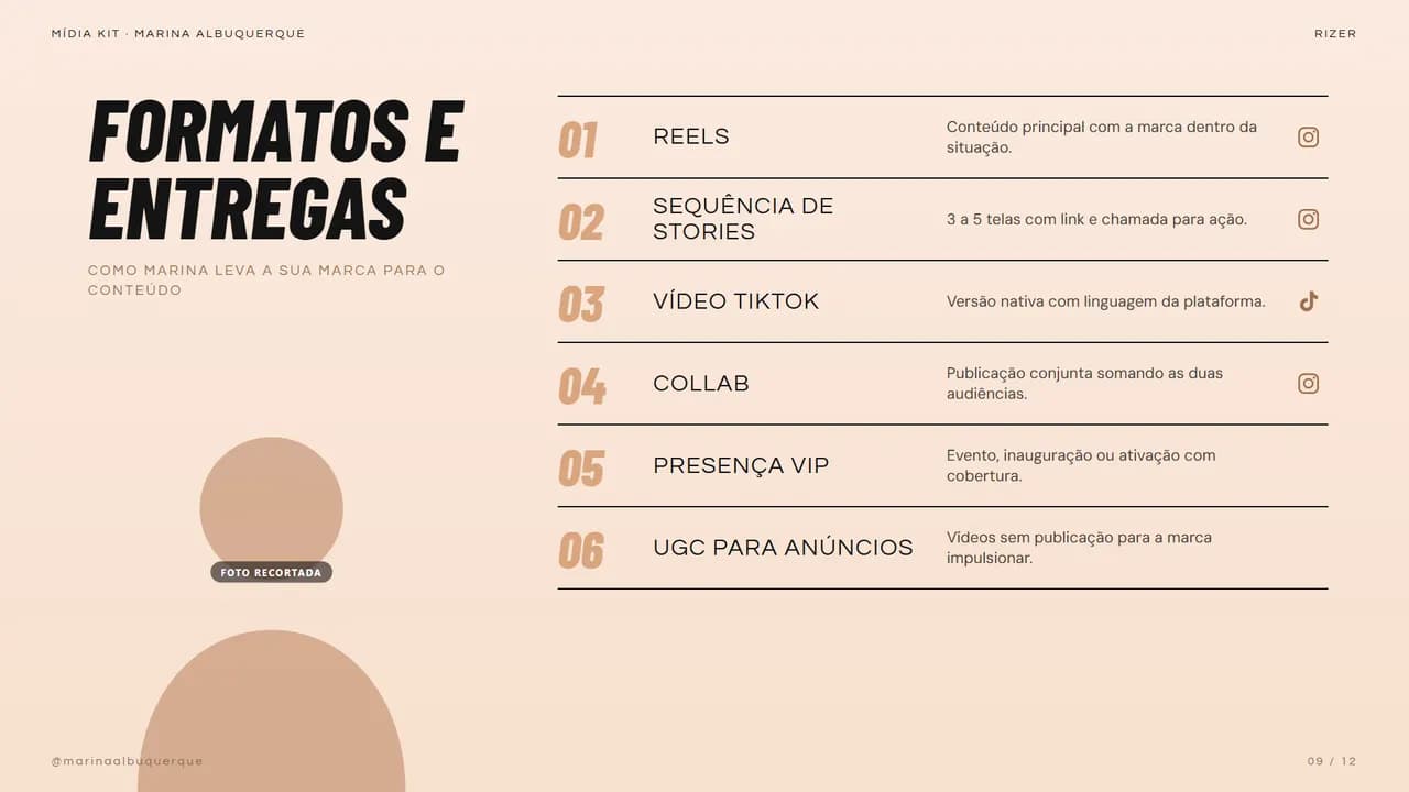 Página 9 do estilo Duotone Pêssego