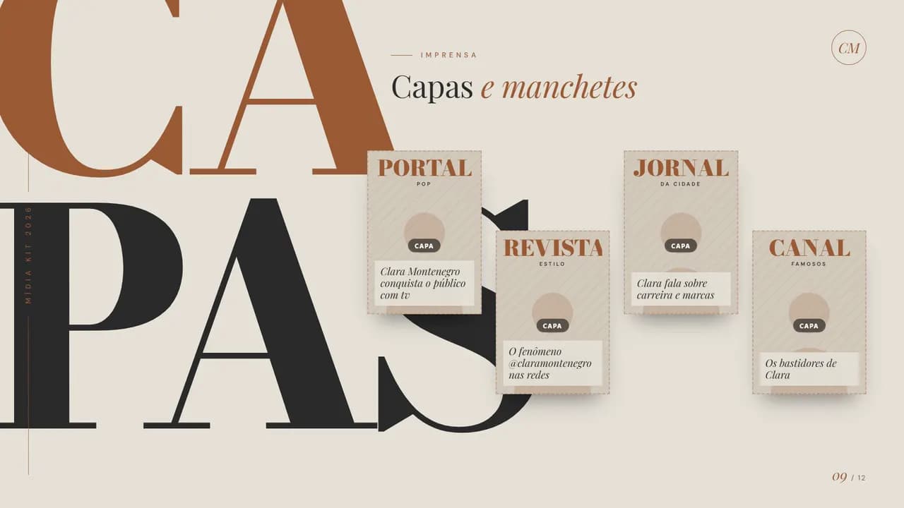 Página 9 do estilo Editorial Clássico