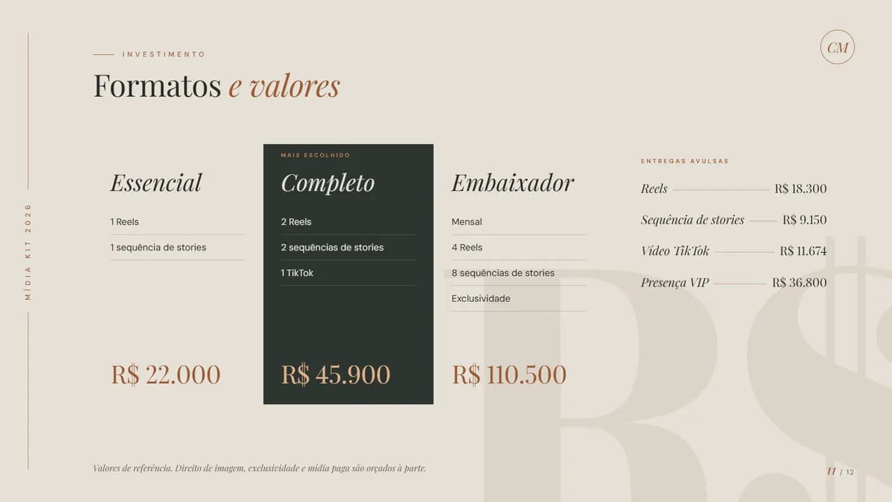 Página 11 do estilo Editorial Clássico