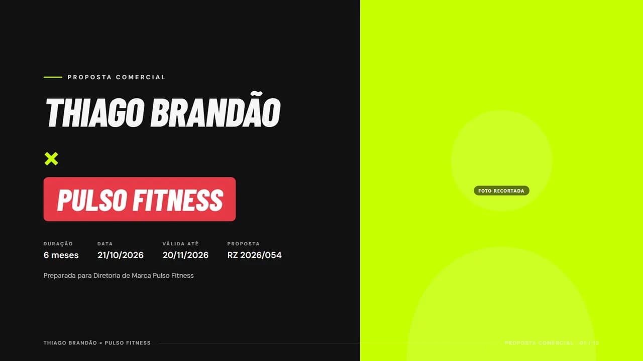 Página 1 da proposta