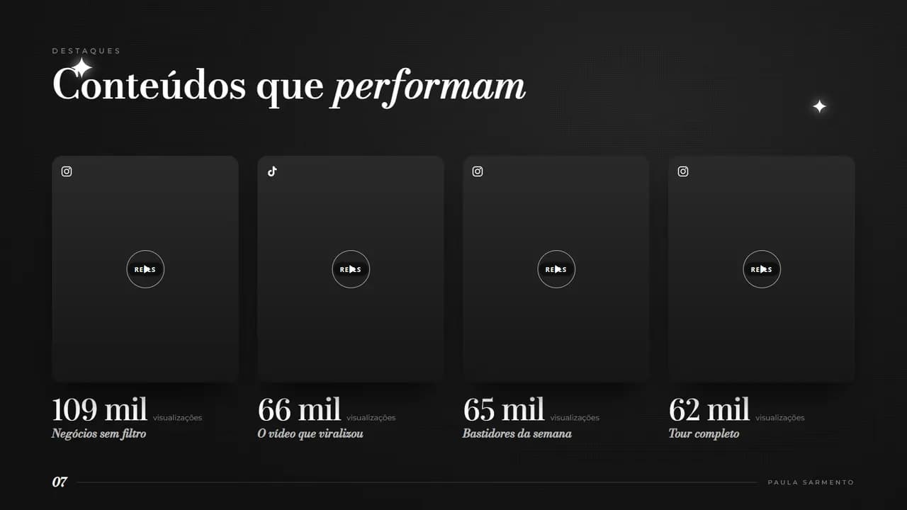 Página 7 do estilo Executiva