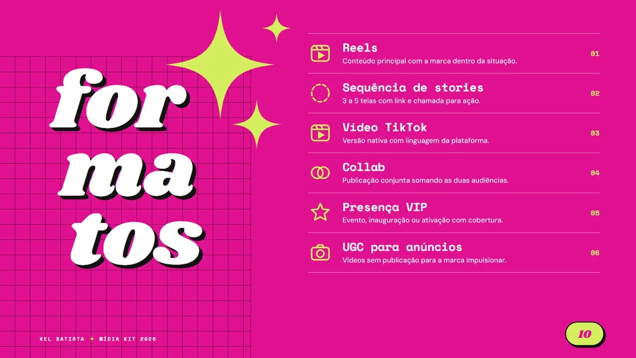 Página 10 do estilo Lima Pop