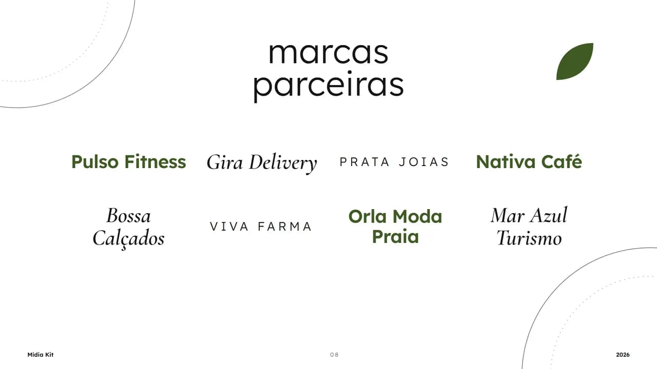 Página 8 do estilo Orgânico