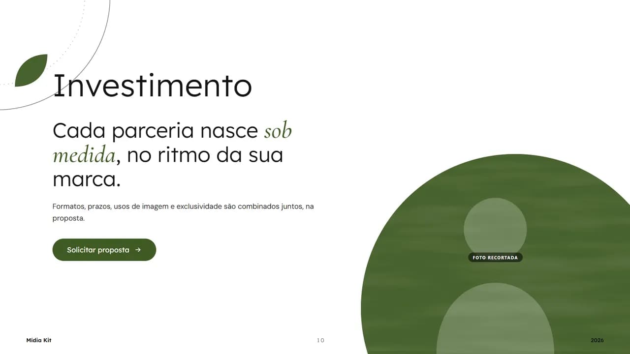 Página 10 do estilo Orgânico