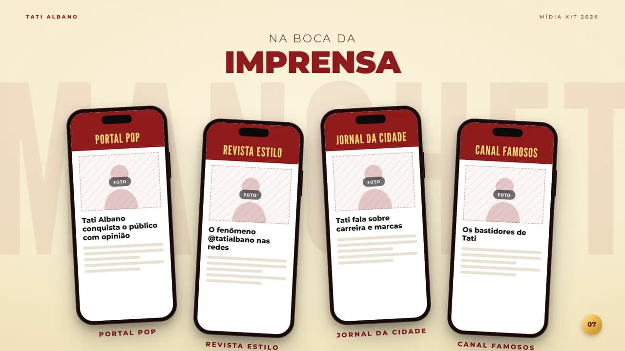Página 7 do estilo Reality Glam
