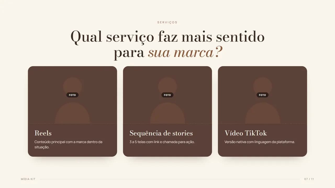 Página 7 do estilo Creme Café