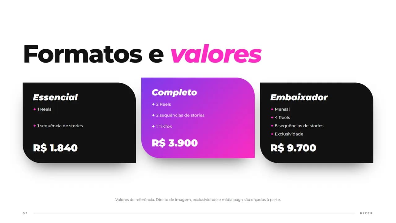 Página 9 do estilo Noir Magenta