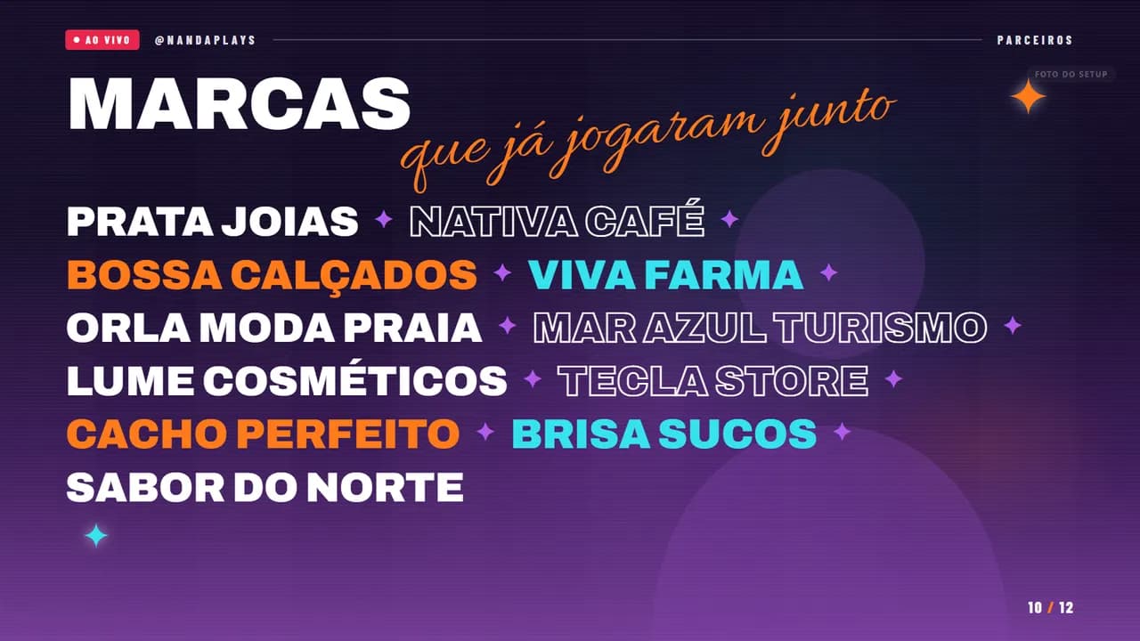 Página 10 do estilo Streamer
